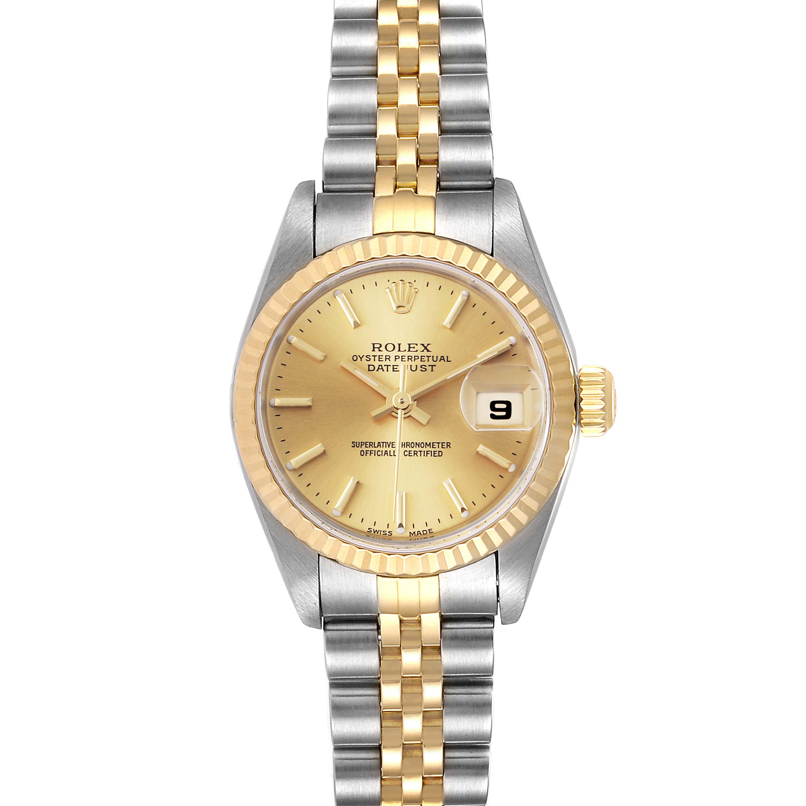 Rolex Datejust 26 Steel Yellow Gold Ladies Watch 79173 Box | SwissWatchExpo