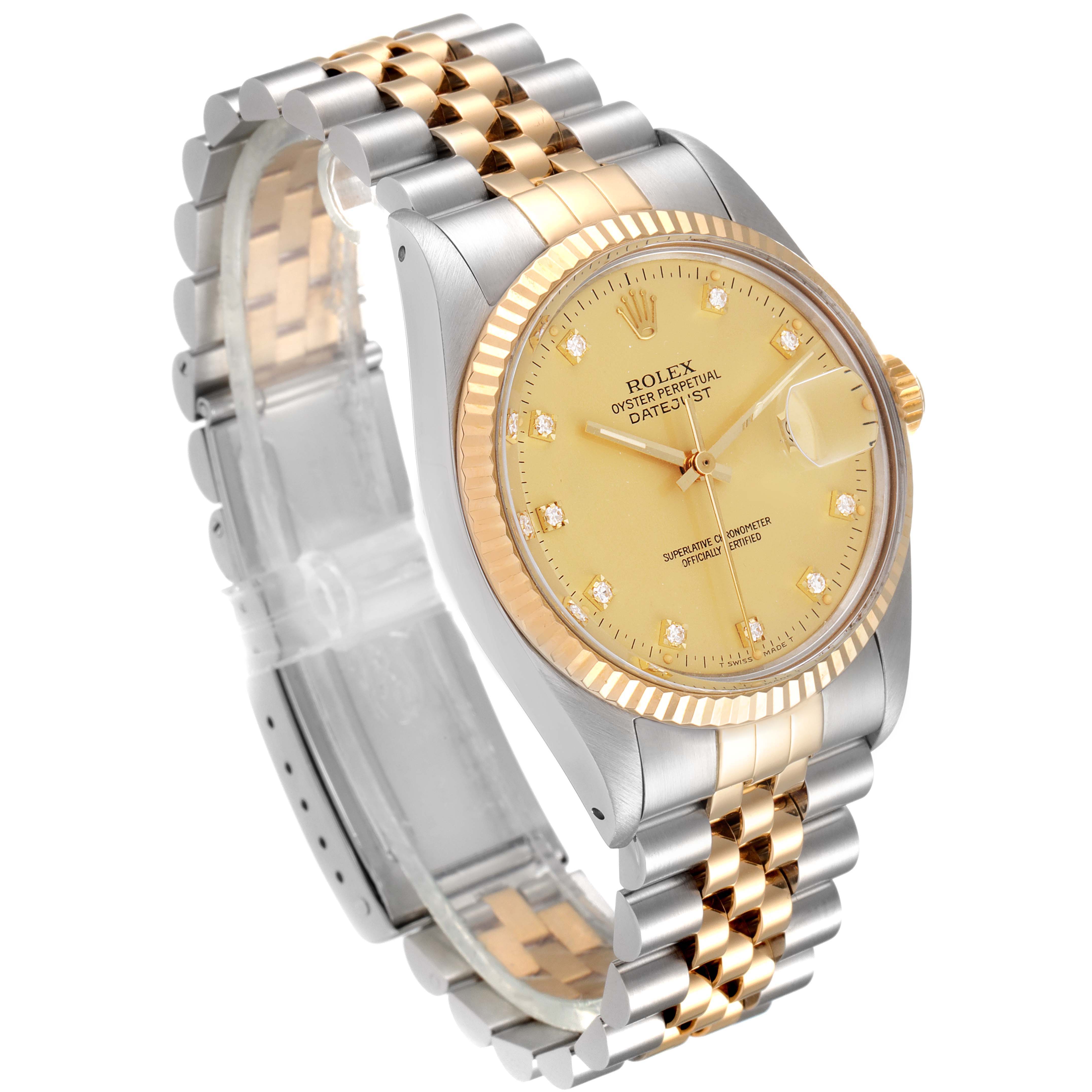 The Vintage Collection Rolex watch is shown at a three-quarter angle, displaying its face, bezel, and bracelet.