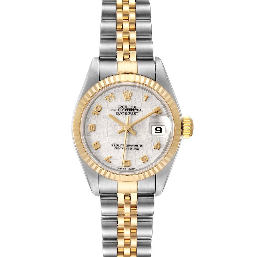 Rolex Datejust Steel Yellow Gold Anniversary Dial Ladies Watch 79173 Box SwissWatchExpo
