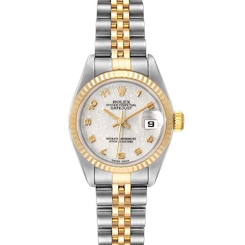 Photo of Rolex Datejust Steel Yellow Gold Anniversary Dial Ladies Watch 79173 Box