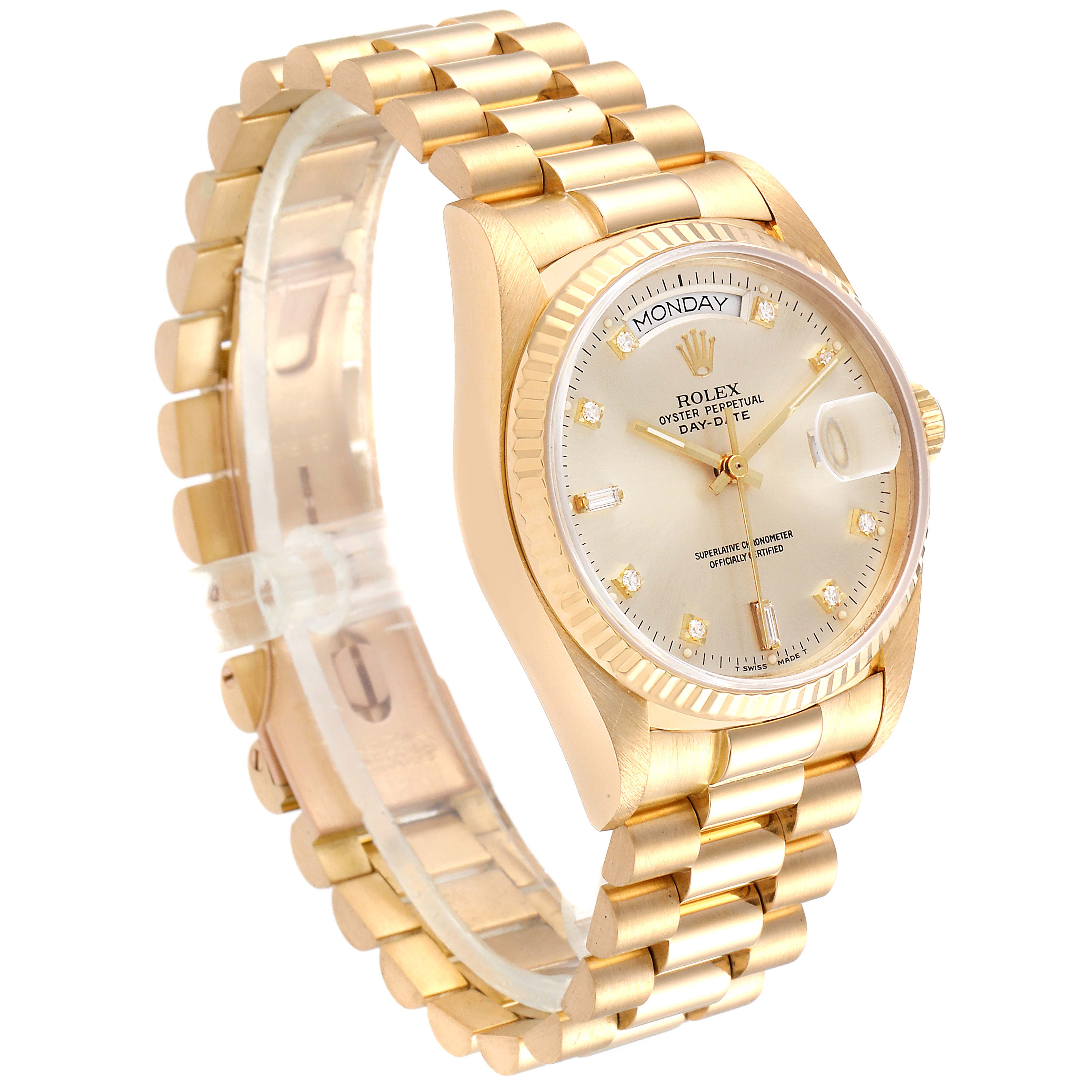 silver rolex presidential