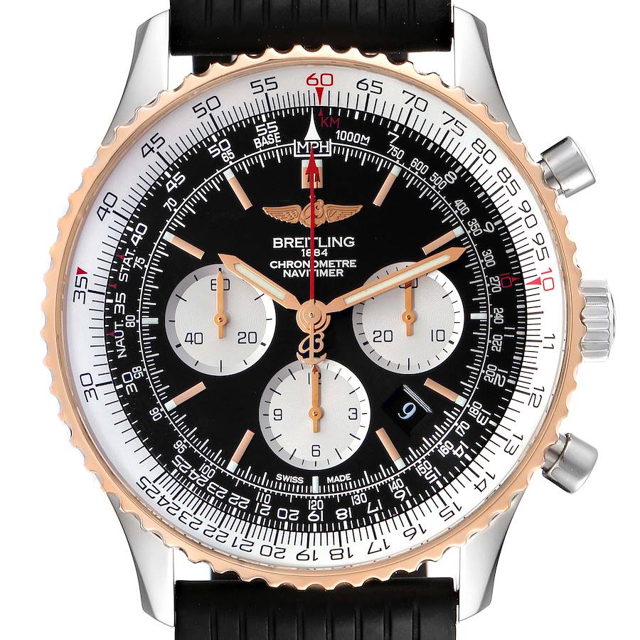 NOT FOR SALE Breitling Navitimer 01 46mm Steel Rose Gold Black Dial Mens Watch UB0127 PARTIAL PAYMENT SwissWatchExpo