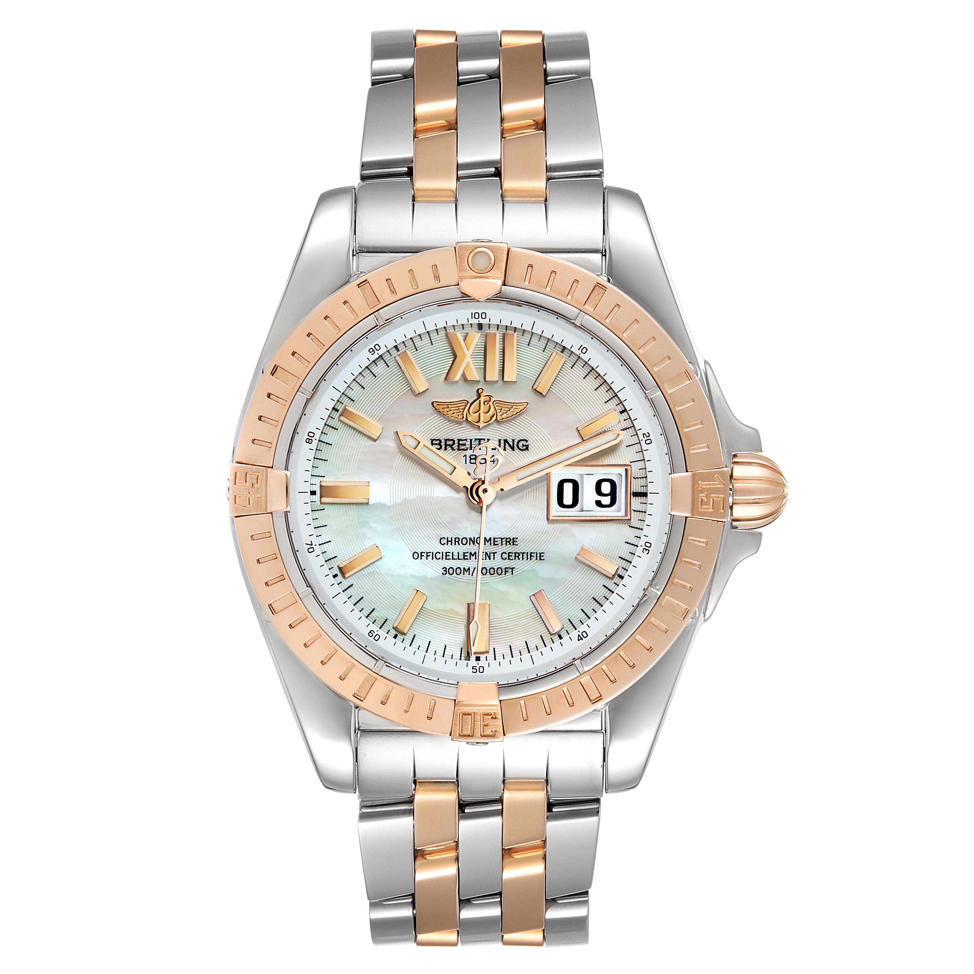 BREITLING 時計ケース ブラウン 個性を楽しむ時計【ブライトリング クロノマット B01 42