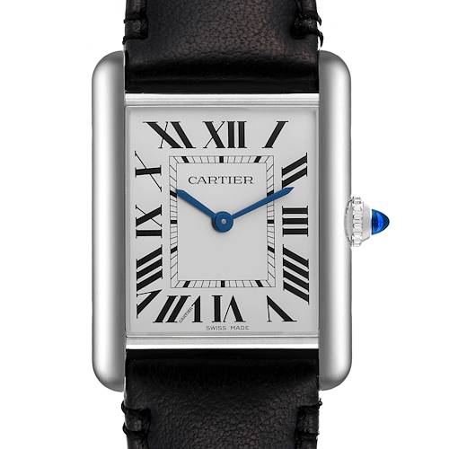 Photo of Cartier Tank Must Large SolarBeat Steel Ladies Watch WSTA0059 Box Card