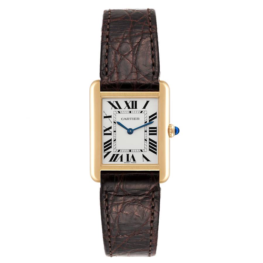 Cartier tank solo discount watch small model steel