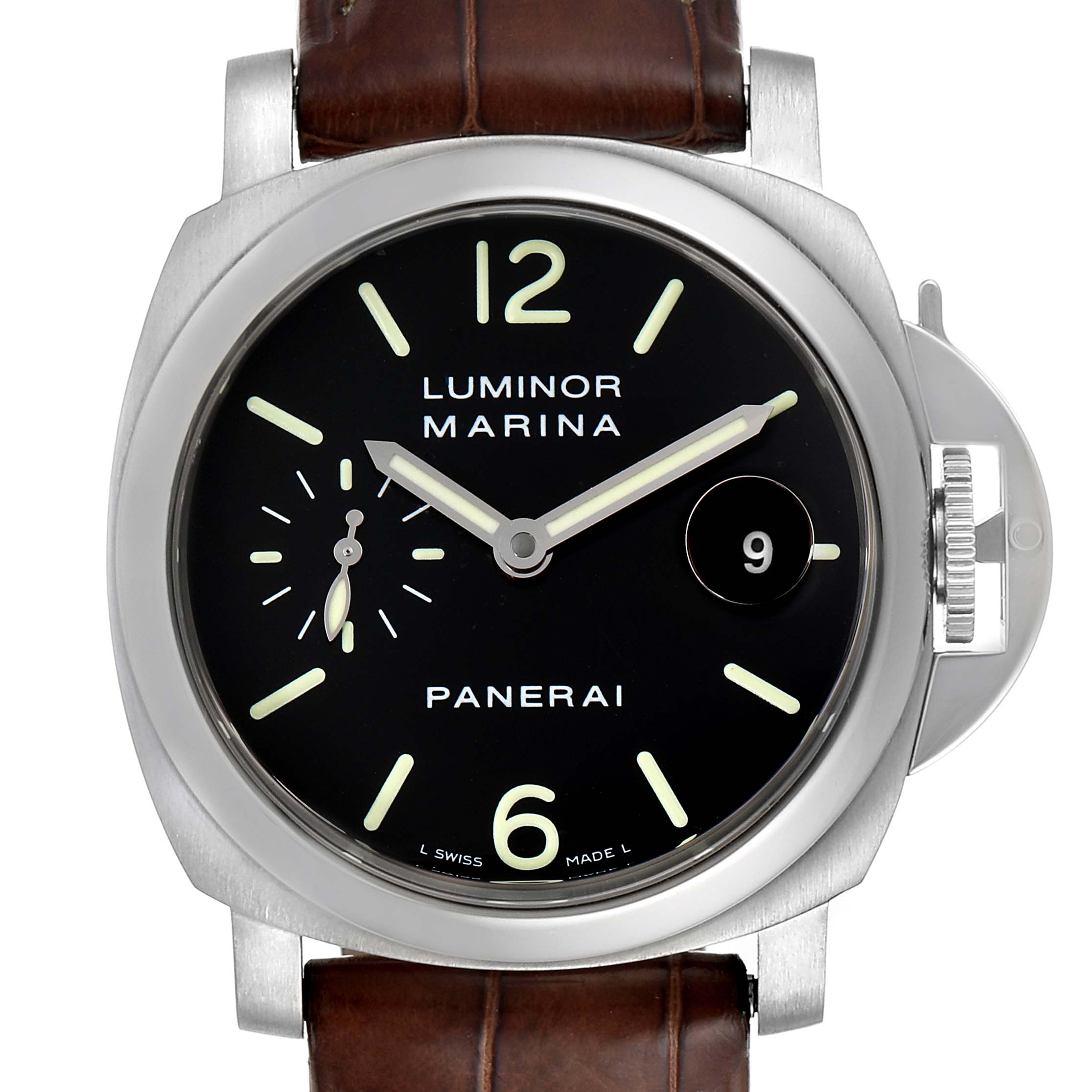 Panerai Luminor Marina Automatic 40mm Watch PAM048 PAM00048 Box Papers ...