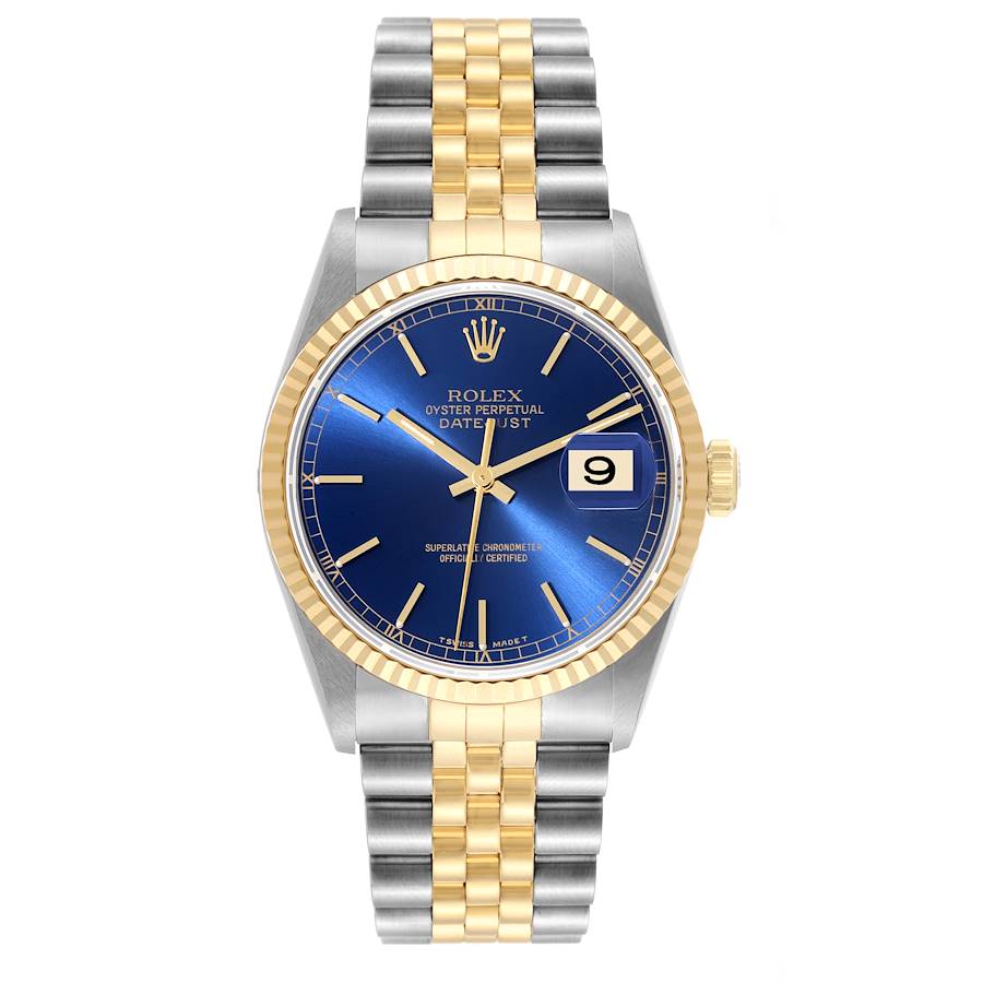 Rolex datejust steel and gold sale