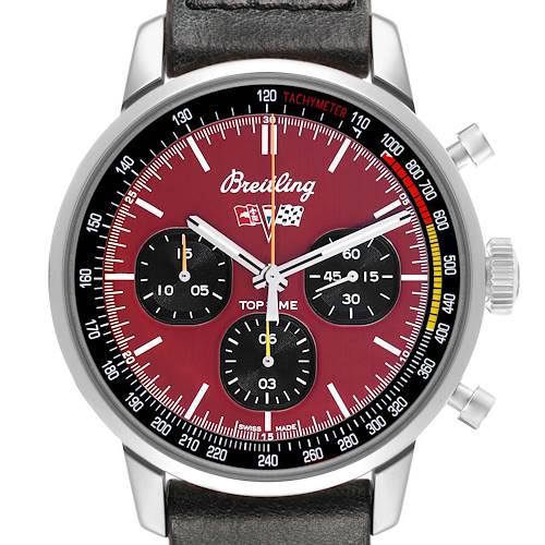 Photo of Breitling Top Time Chevrolet Corvette Steel Mens Watch A25310 Box Card