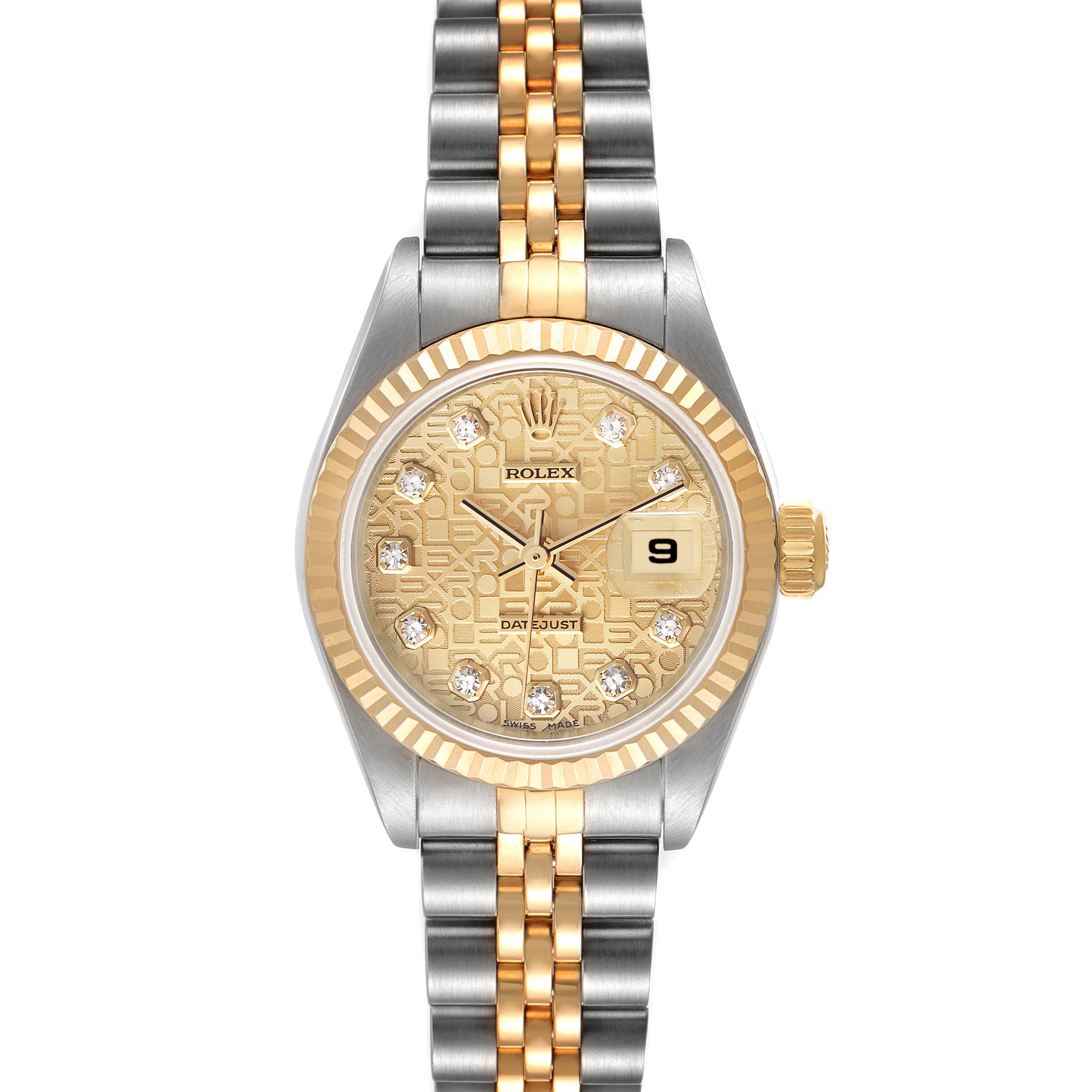 かずっち rolex-datejust-steel-yellow-