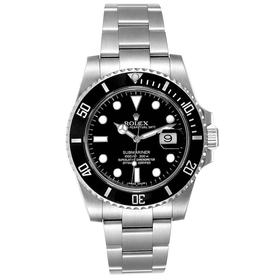 Rolex Submariner 40 Cerachrom Bezel Black Dial Watch 116610 Box Card- Partial Payment Listing for - J. Gutierrez SwissWatchExpo