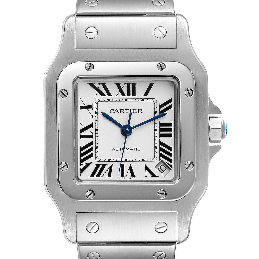 NOT FOR SALE -- Cartier Santos Galbee XL Automatic Steel Mens Watch W20098D6 -- PARTIAL PAYMENT SwissWatchExpo