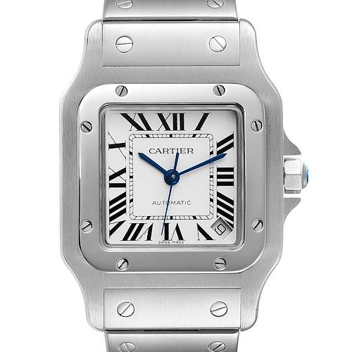 Photo of NOT FOR SALE -- Cartier Santos Galbee XL Automatic Steel Mens Watch W20098D6 -- PARTIAL PAYMENT