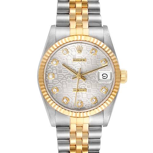 Photo of Rolex Datejust Midsize 31 Anniversary Diamond Dial Watch 68273