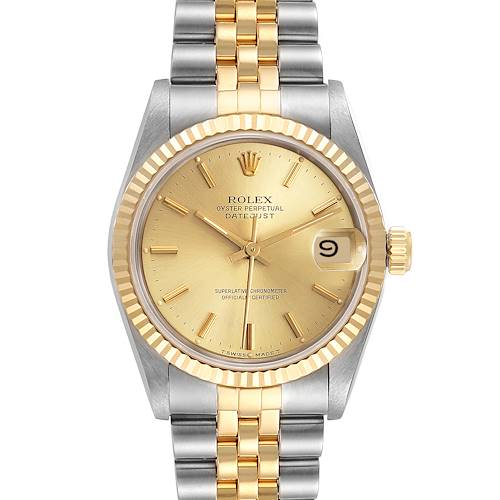 Photo of NOT FOR SALE Rolex Datejust Midsize 31mm Steel Yellow Gold Ladies Watch 68273 PARTIAL PAYMENT