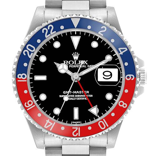 Photo of Rolex GMT Master Blue Red Pepsi Bezel Steel Mens Watch 16700 Box Papers