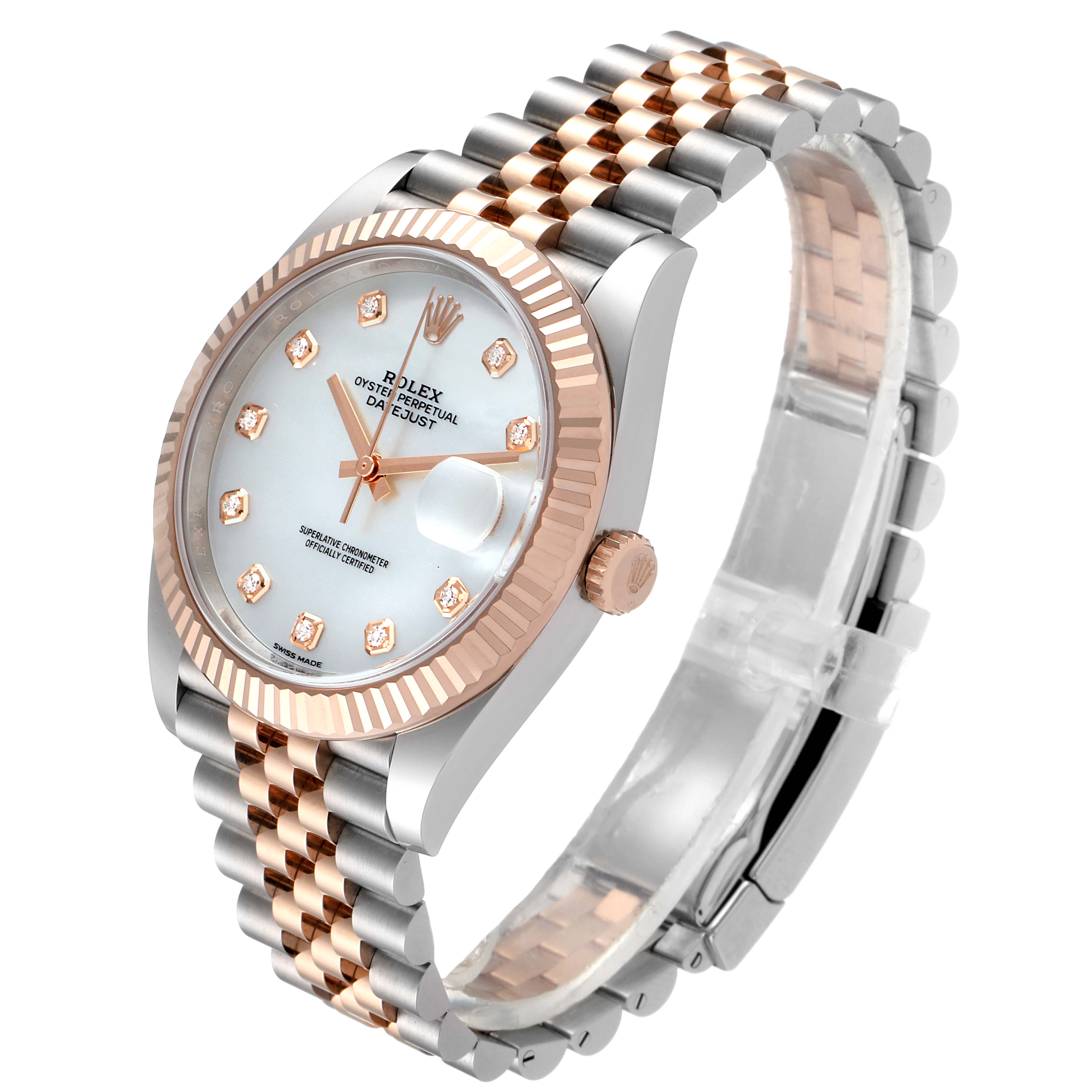 rolex datejust brown dial