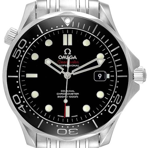 Photo of NOT FOR SALE Omega Seamaster Co-Axial Black Dial Mens Watch 212.30.41.20.01.003 Box Card PARTIAL PAYMENT