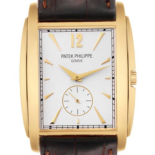 Photo of Patek Philippe Gondolo Small Seconds Yellow Gold Silver Dial Mens Watch 5124