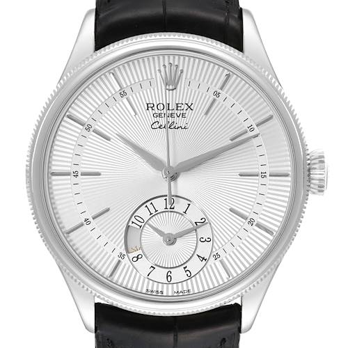 Photo of Rolex Cellini Dual Time White Gold Automatic Mens Watch 50529