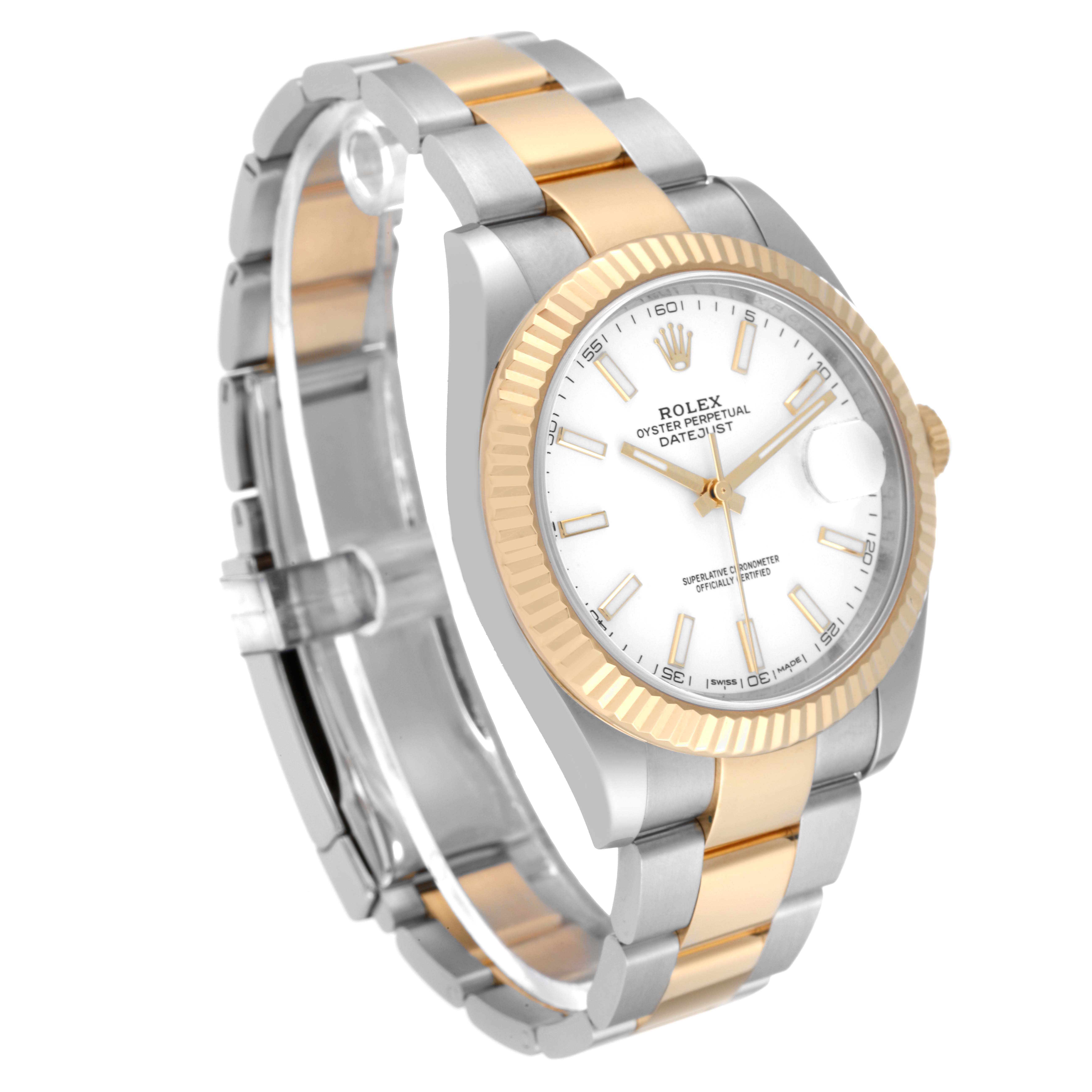 ワールド・イズ・ユアーズ 126333 White Index Jubilee Rolex Datejust 41mm Stainless