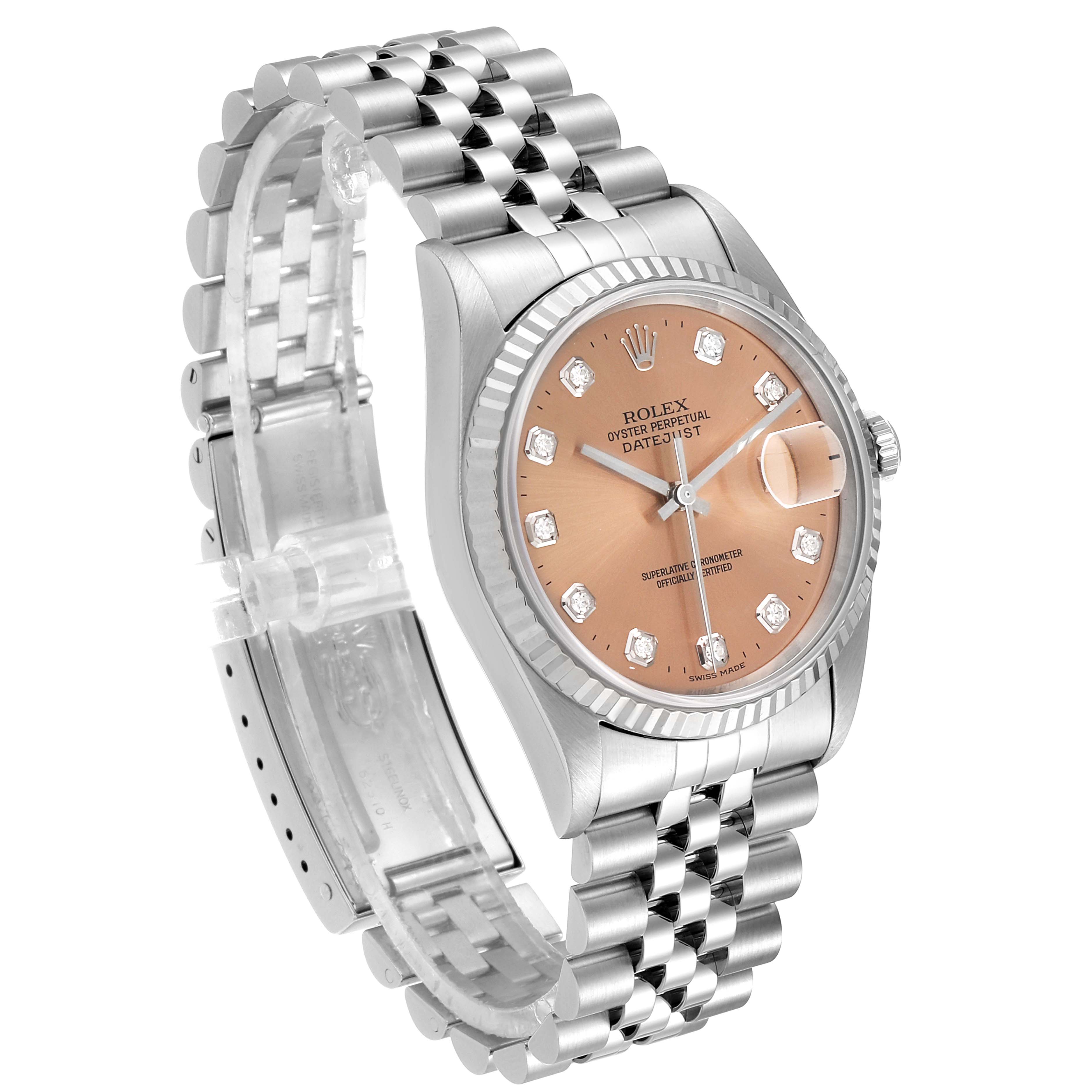 rolex datejust salmon