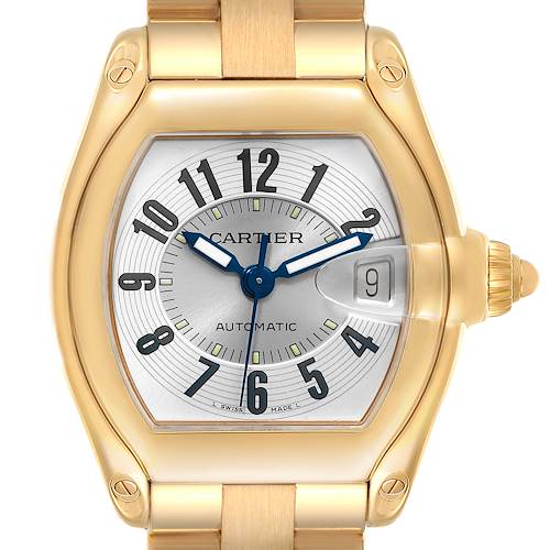 Photo of Cartier Roadster 18K Yellow Gold Large Mens Watch W62003V1