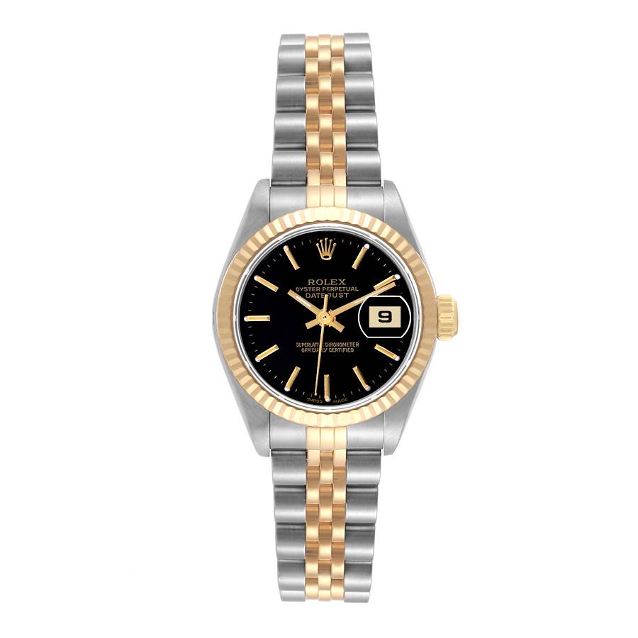 Black and shop gold women's rolex