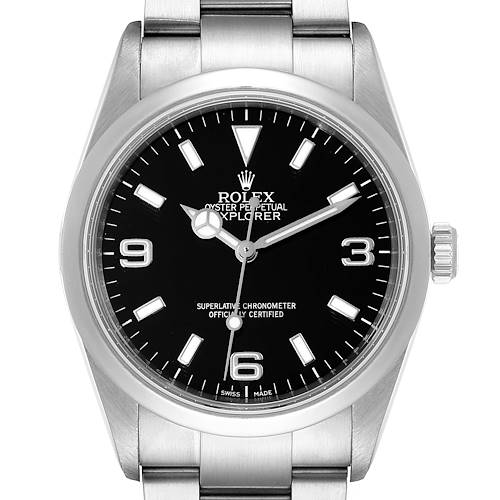 Photo of NOT FOR SALE Rolex Explorer I Black Dial Stainless Steel Mens Watch 114270 Box Card PARTIAL PAYMENT