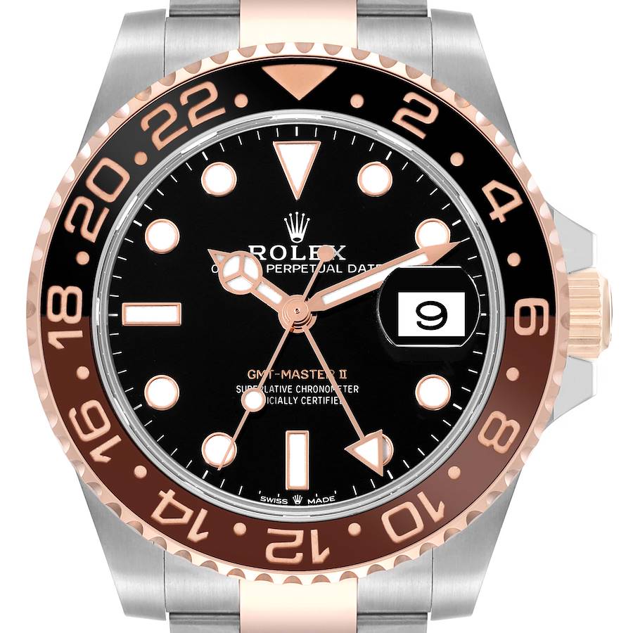 Rolex GMT Master II Steel Rose Gold Mens Watch 126711 Unworn SwissWatchExpo