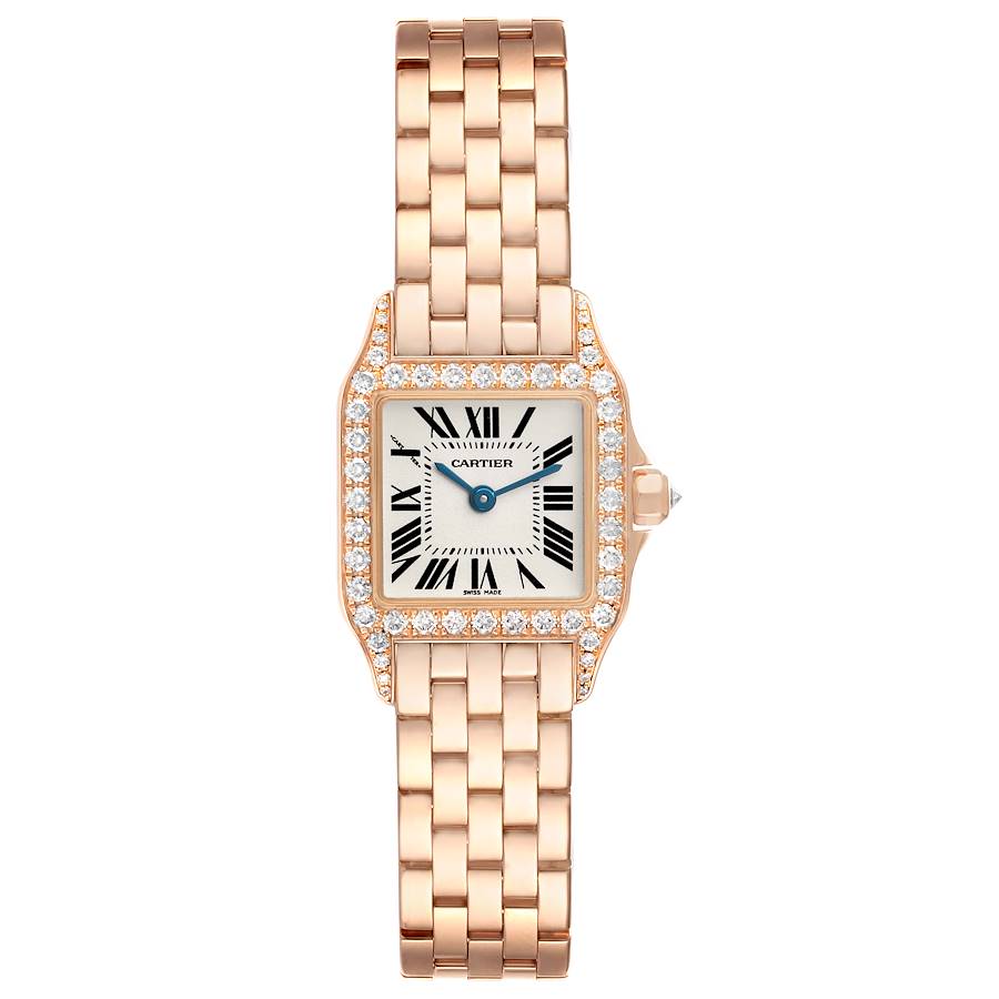 Cartier Santos Demoiselle Watch Rose Gold WF9011Z8 | SwissWatchExpo