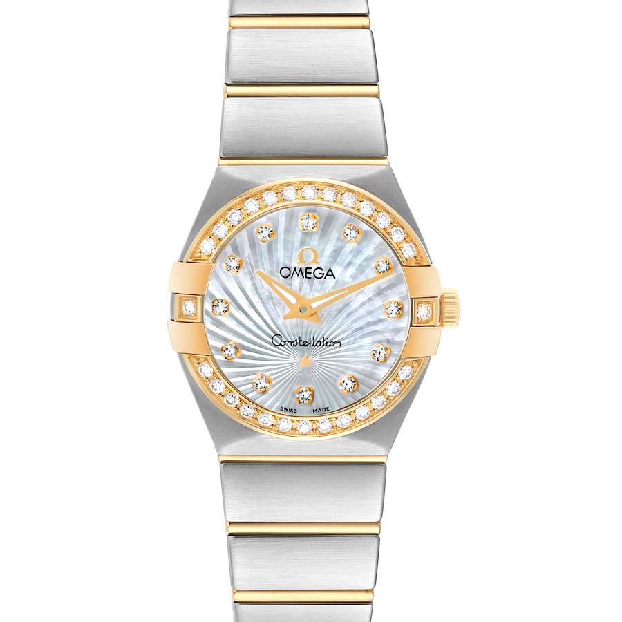 Omega Constellation Mother of Pearl Diamond Ladies Watch 123.25.24.60.55.004 Box Card SwissWatchExpo