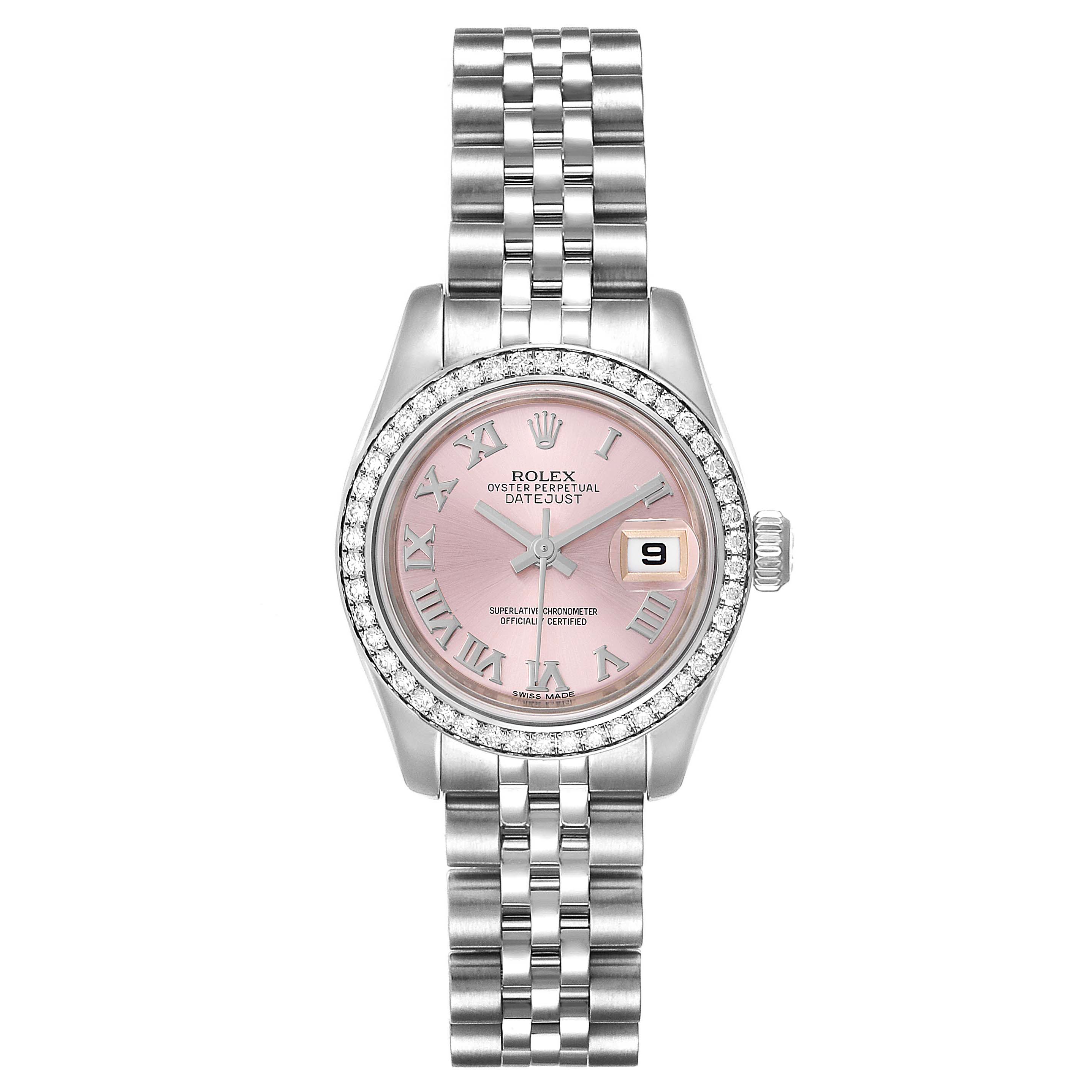 Rolex Datejust Steel Jubilee Pink Dial 36mm 126234-0031