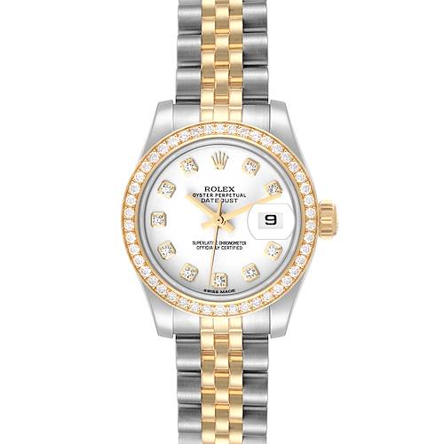 Photo of NOT FOR SALE Rolex Datejust Steel Yellow Gold Diamond Ladies Watch 179383 Box Card PARTIAL PAYMENT