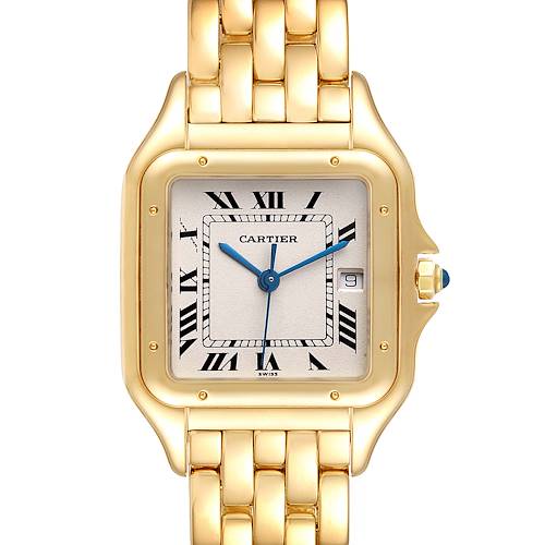 Photo of Cartier Panthere XL Blue Sapphire Yellow Gold Ladies Watch W25014B9