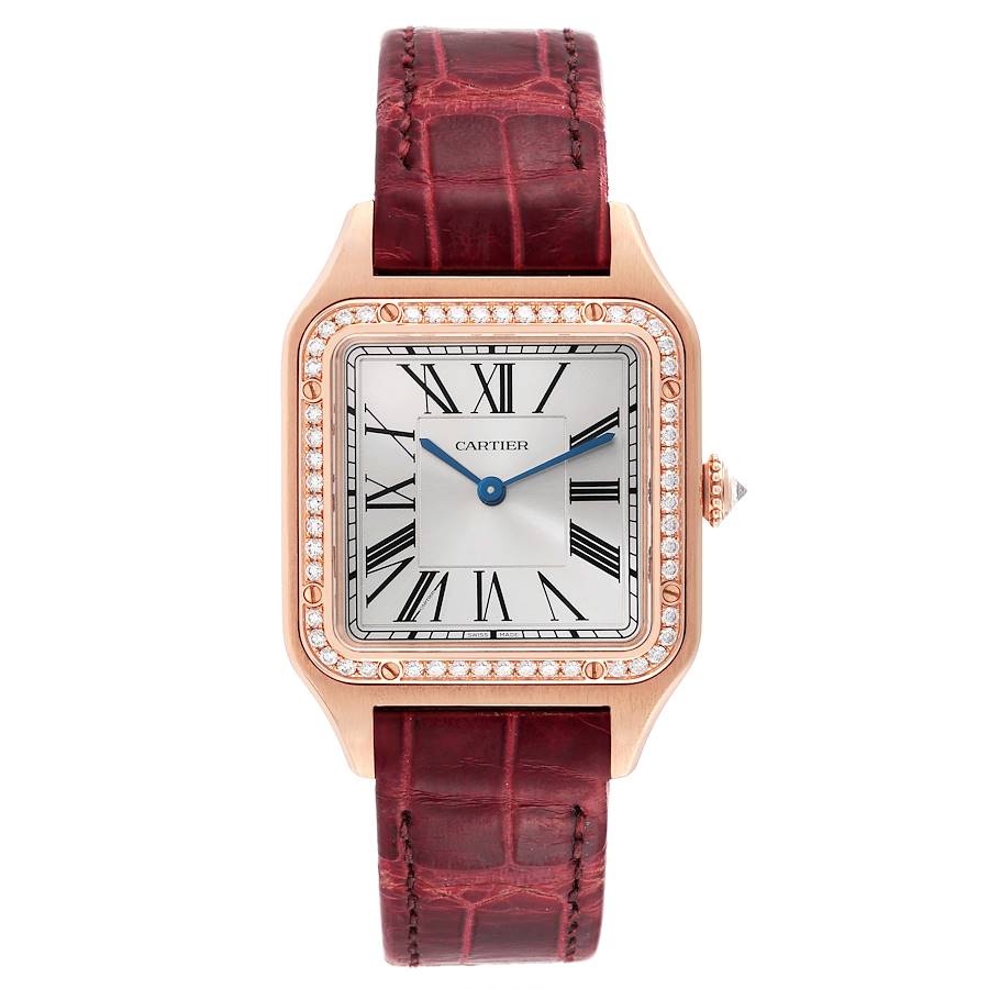 Cartier Santos Rose Gold WJSA0016 Stock 55034 SwissWatchExpo