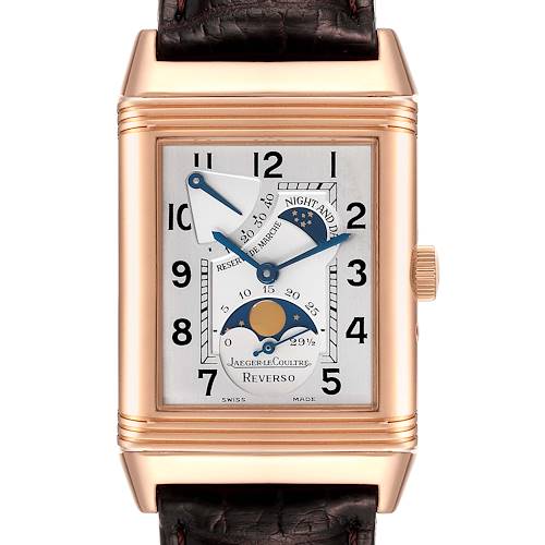 Photo of Jaeger LeCoultre Reverso Sun Moon Rose Gold Mens Watch 270.2.63 Q2752420