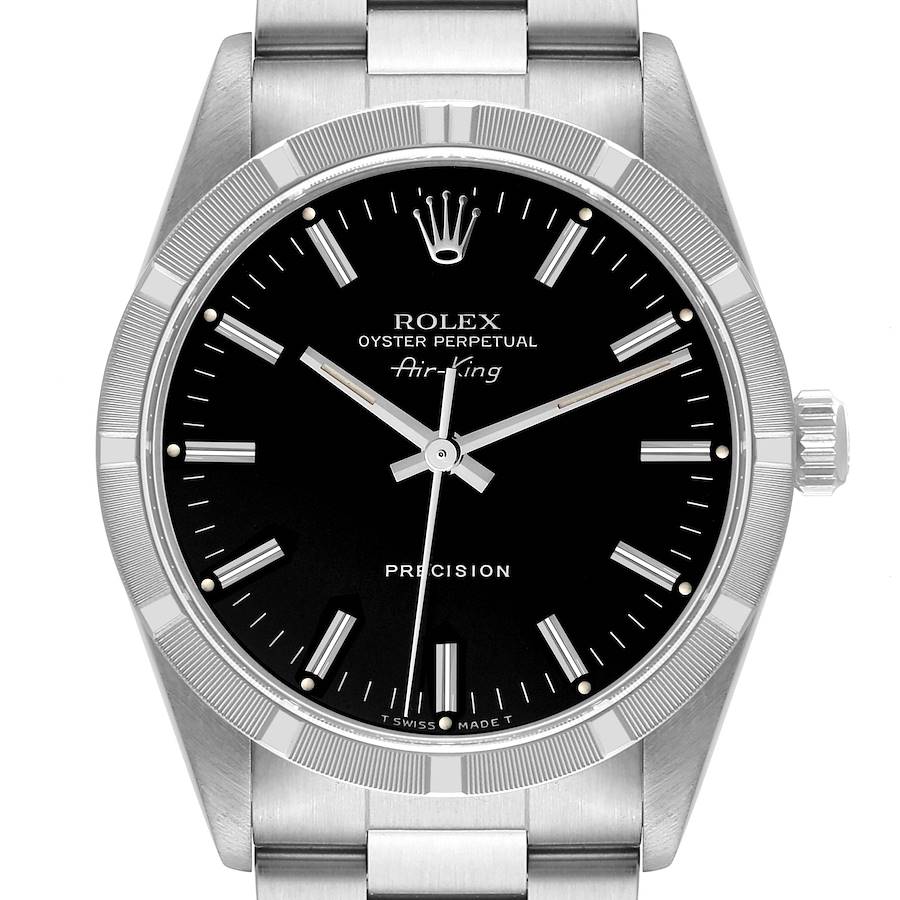 NOT FOR SALE Rolex Air King 34 Black Dial Oyster Bracelet Steel Mens Watch 14010 PARTIAL PAYMENT SwissWatchExpo