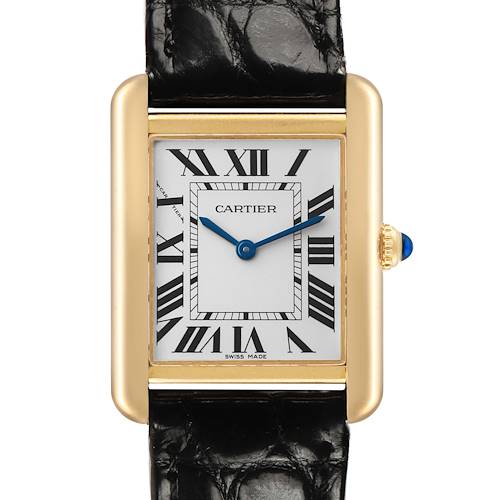 Photo of Cartier Tank Solo Steel Yellow Gold Ladies Watch W5200002