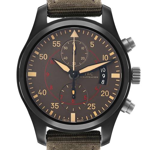 Photo of IWC Big Pilots Top Gun Miramar Ceramic Mens Watch IW388002 Card