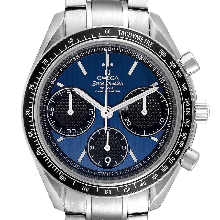 Omega Speedmaster Racing Blue Dial Mens Watch 326.30.40.50.03.001 Unworn SwissWatchExpo