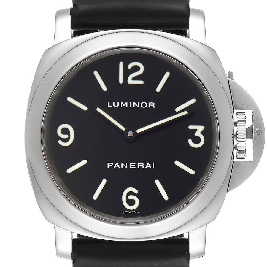 NOT FOR SALE --Panerai Luminor Base 44mm Black Dial Steel Mens Watch PAM00112 -- PARTIAL PAYMENT SwissWatchExpo