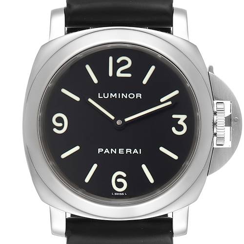 Photo of NOT FOR SALE --Panerai Luminor Base 44mm Black Dial Steel Mens Watch PAM00112 -- PARTIAL PAYMENT