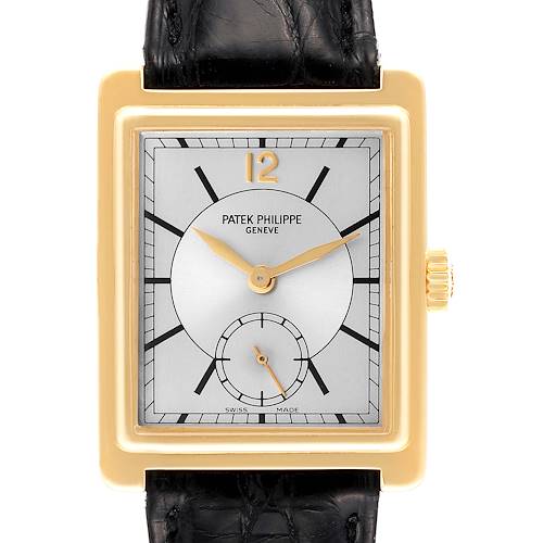 Photo of Patek Philippe Gondolo 18K Yellow Gold Silver Dial Mens Watch 5010