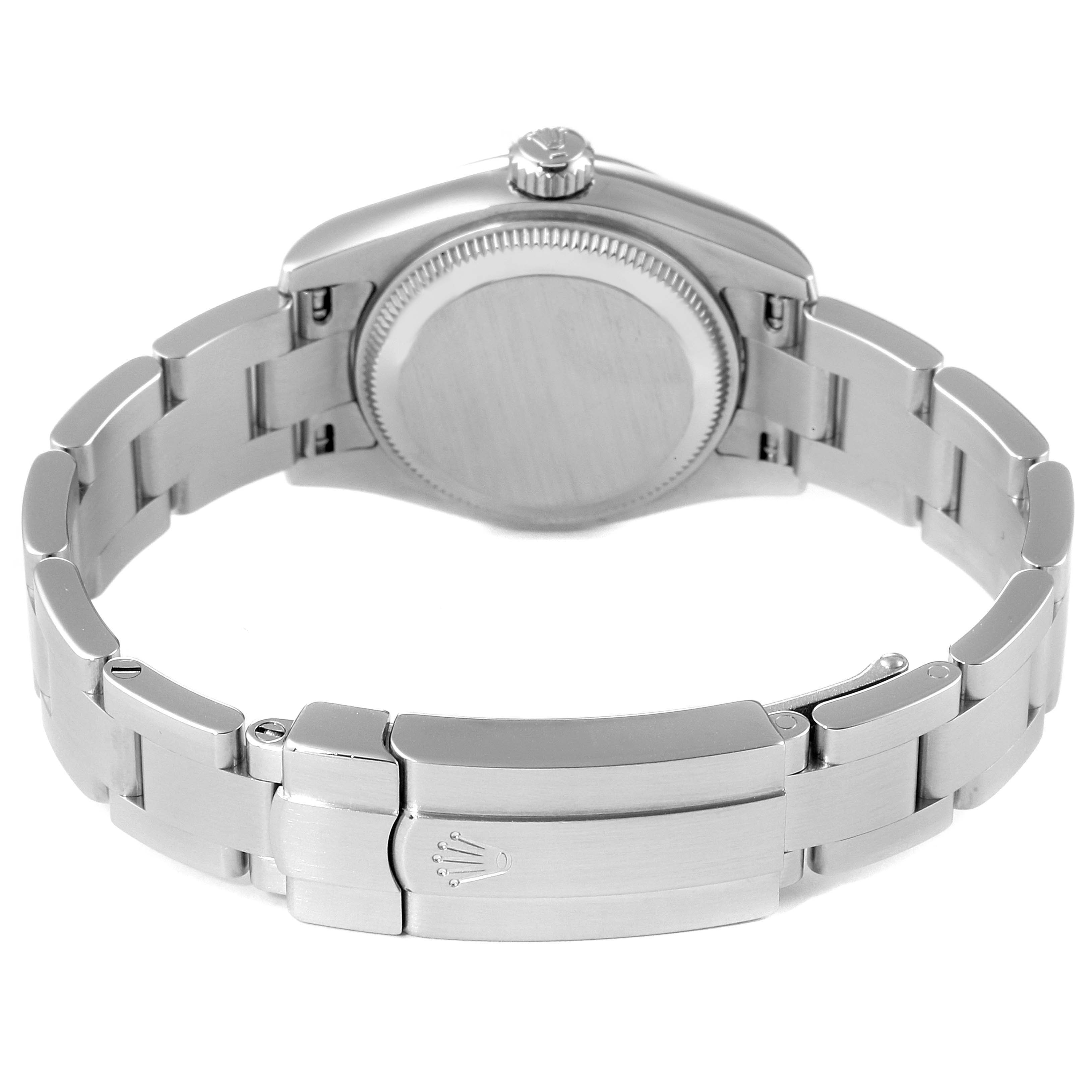 ホッピング ブルー 中古)ROLEX ロレックス オイスターパーペチュアル 176200 ブルー