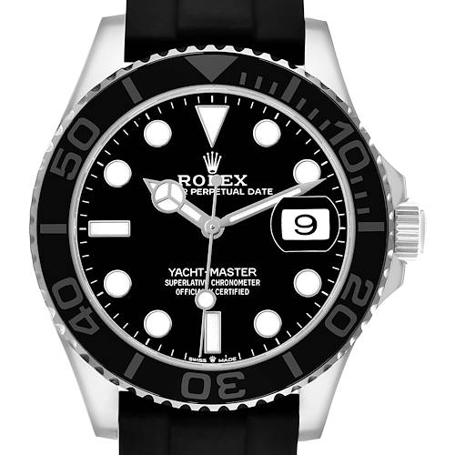 Photo of Rolex Yachtmaster White Gold Oysterflex Bracelet Mens Watch 226659