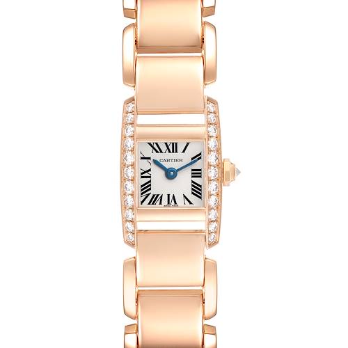 Photo of Cartier Tankissime Rose Gold Diamond Ladies Watch WE70058H