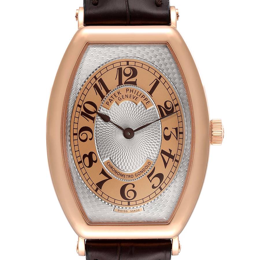NOT FOR SALE Patek Philippe Gondolo 18k Rose Gold Grey Strap Mens Watch 5098R PARTIAL PAYMENT SwissWatchExpo