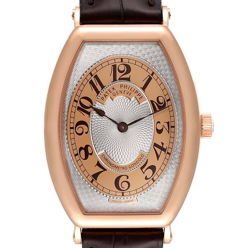Photo of NOT FOR SALE Patek Philippe Gondolo 18k Rose Gold Grey Strap Mens Watch 5098R PARTIAL PAYMENT
