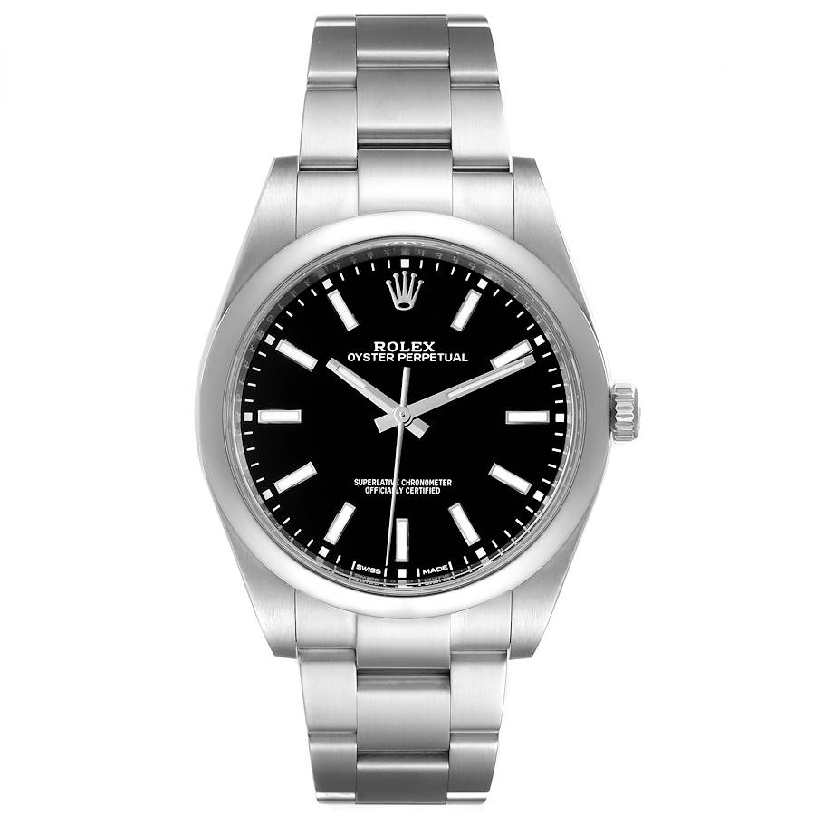 NOT FOR SALE -- Rolex Oyster Perpetual 39 Black Dial Steel Mens Watch 114300 Unworn -- PARTIAL PAYMENT SwissWatchExpo