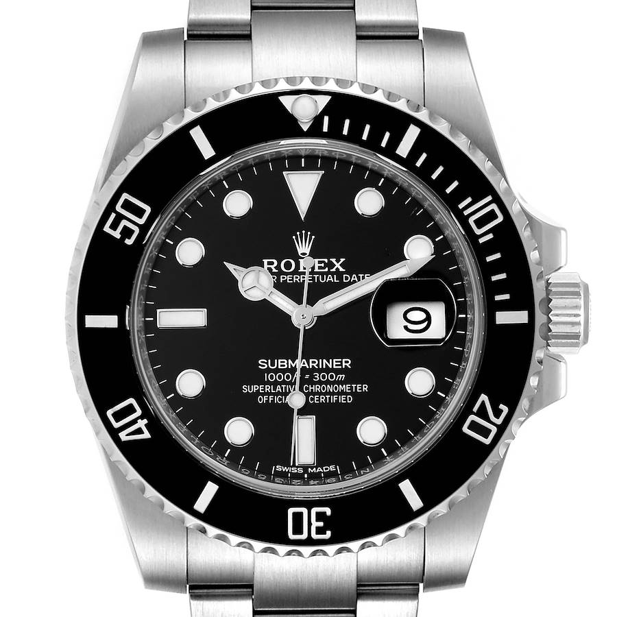 Rolex Submariner Ceramic Bezel Steel Mens Watch 116610 Box Card Unworn SwissWatchExpo